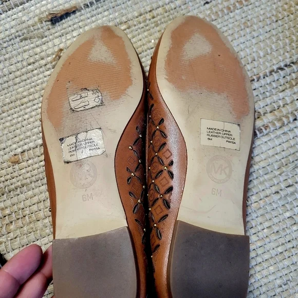 Michael Kors Gabriella Flats size 6 Leather EUC - Picture 10 of 13
